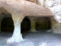 Cala Morell, interior cueva