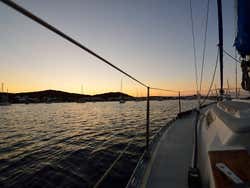 Atardecer en velero