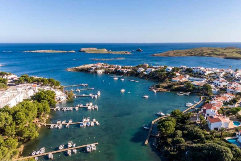 Panorámica del puerto y bahía de Addaya