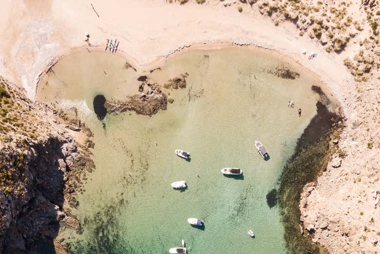 Vista de la playa de Mongofre